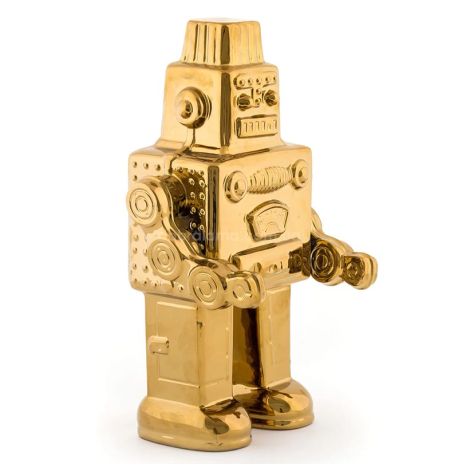 Порцелянова статуетка Seletti My Robot (золотиста), 30 см