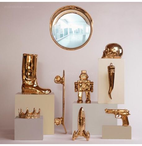 Порцелянова статуетка Seletti My Robot (золотиста), 30 см