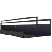 Настінна полиця Glozis Bau (чорна), 60 см