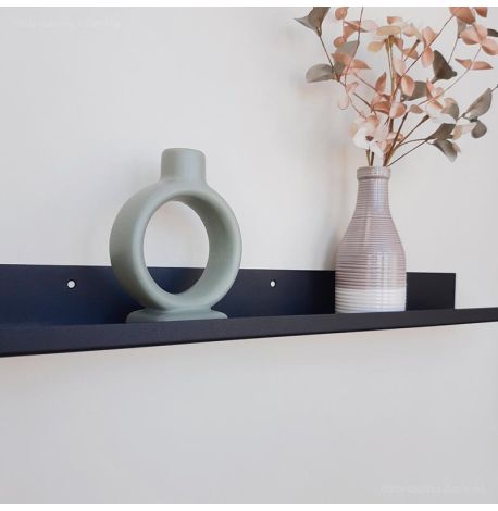 Настінна полиця Glozis Urban (чорна), 60 см