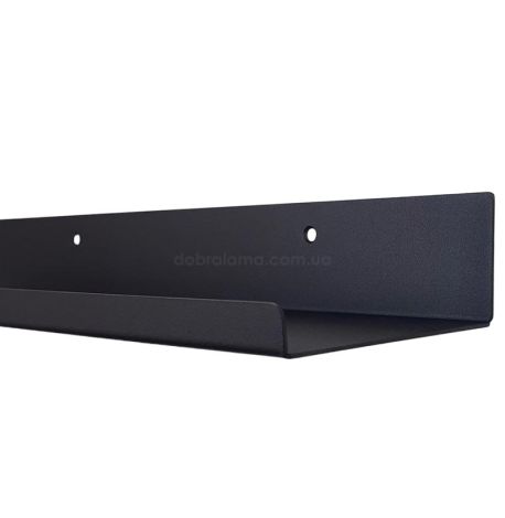 Настінна полиця Glozis Urban (чорна), 60 см