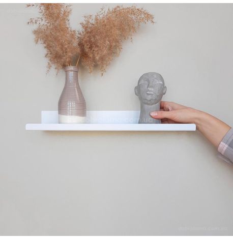 Настенная полка Glozis Urban (белая), 40 см