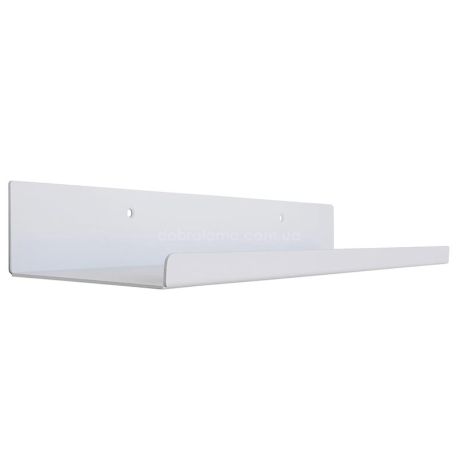 Настенная полка Glozis Urban (белая), 40 см