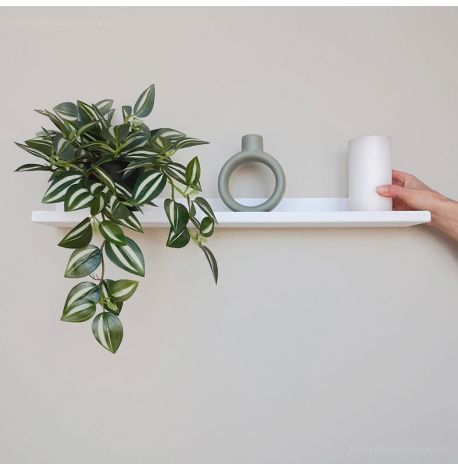 Настенная полка Glozis Urban (белая), 60 см