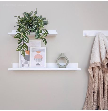 Настенная полка Glozis Urban (белая), 60 см