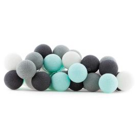 Тайська LED-гірлянда Aqua-grey (35 кульок) лінія від USB