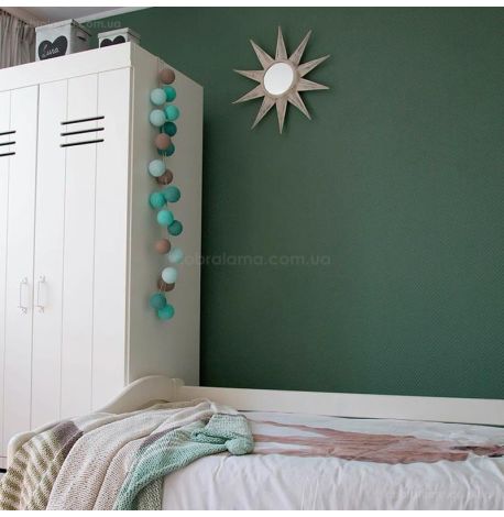 Тайська гірлянда Mint (20 кульок) петля від мережі