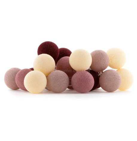 Тайская LED-гирлянда Rosegarden (10 шариков) линия на батарейках