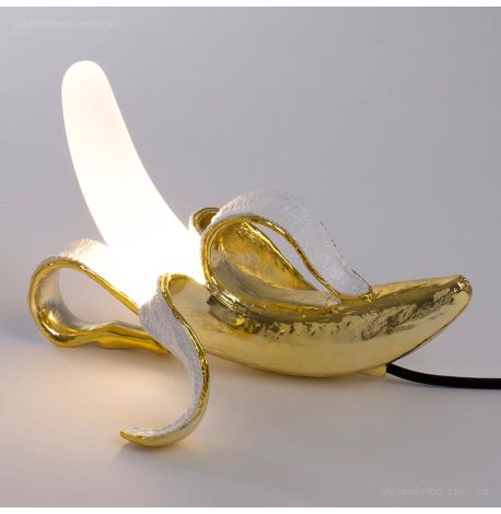 Настільний світильник Seletti Banana Huey (золотистий)