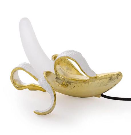 Настільний світильник Seletti Banana Huey (золотистий)