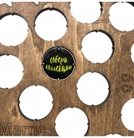 Скарбничка для пробок від шампанського Capsboard France