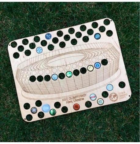 Скарбничка для пивних кришок Capsboard Olimpiyskiy