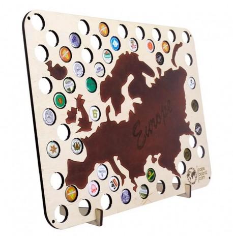 Копилка-карта для пивных крышек Capsboard Europe 