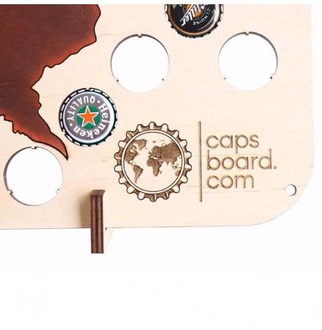 Копилка-карта для пивных крышек Capsboard Europe 