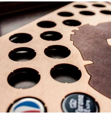 Копилка-карта для пивных крышек Capsboard Europe 