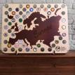 Копилка-карта для пивных крышек Capsboard Europe 