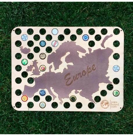 Копилка-карта для пивных крышек Capsboard Europe 