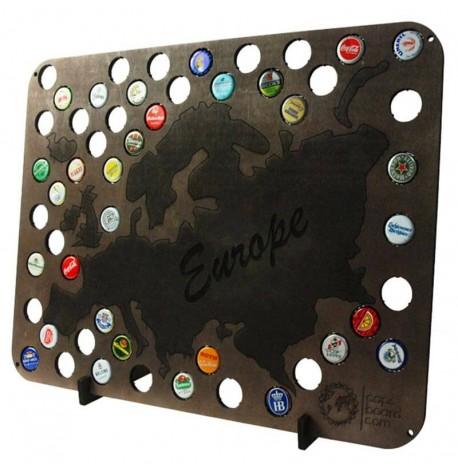 Копилка-карта для пивных крышек Capsboard Europe Night