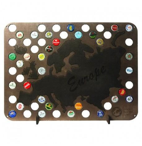 Копилка-карта для пивных крышек Capsboard Europe Night