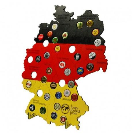 Копилка-карта для пивных крышек Capsboard Germany Colored