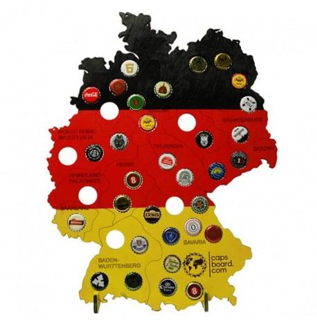 Копилка-карта для пивных крышек Capsboard Germany Colored