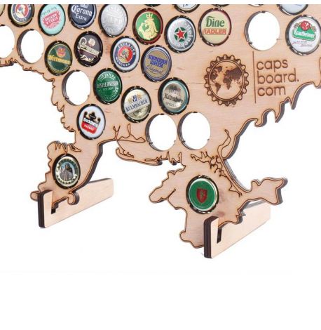 Скарбничка-карта для пивних кришок Capsboard Ukraine