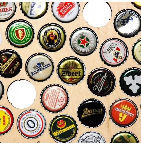 Скарбничка-карта для пивних кришок України Capsboard Ukraine Big