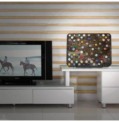 Копилка-карта для пивных крышек Capsboard Ukraine City Night