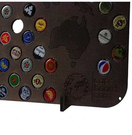 Копилка-карта для пивных крышек Capsboard World Chocolate