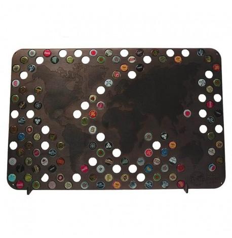 Копилка-карта для пивных крышек Capsboard World Chocolate