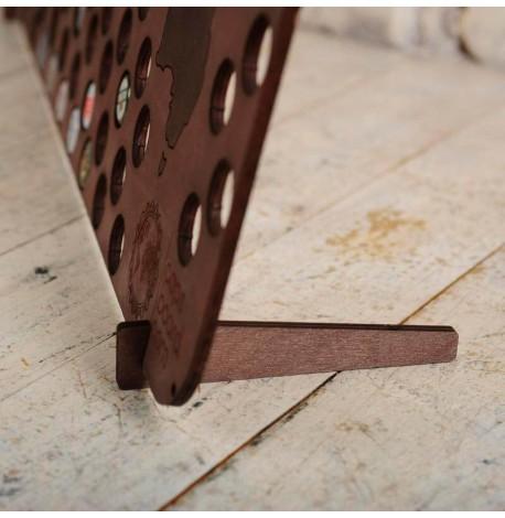 Копилка-карта для пивных крышек Capsboard World Chocolate