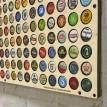 Копилка-рамка для пивных крышек Beer cap map
