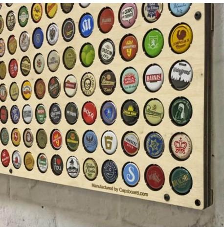 Копилка-рамка для пивных крышек Beer cap map
