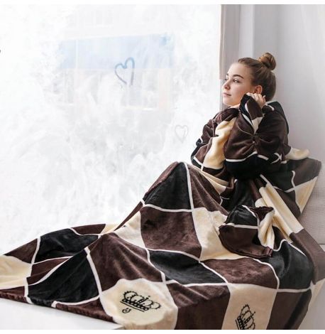 Плед з рукавами з мікрофібри King 200х160 см