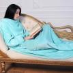 Плед с рукавами из микрофибры (ментоловый) 200х150 см