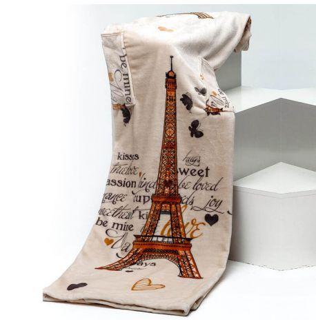 Плед с рукавами из микрофибры «Париж» 200х160 см