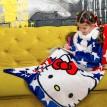 Плед с рукавами из микрофибры детский Kids Kitty