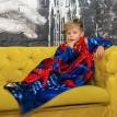 Плед с рукавами из микрофибры детский Kids Spiderman