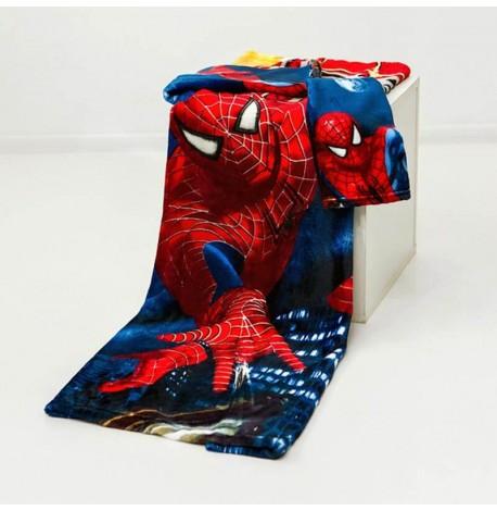 Плед с рукавами из микрофибры детский Kids Spiderman