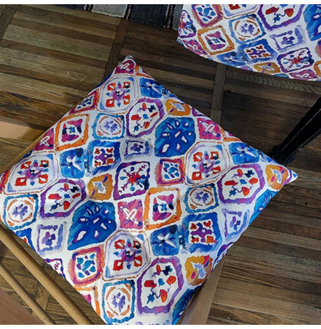 Подушка на стілець із зав'язками «Etno ornament №1»