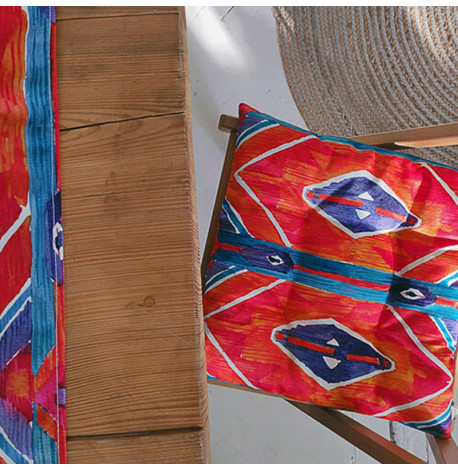 Подушка на стул с завязками «Этно стиль»