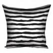Подушка "Черные полосы", 30х30 см
