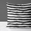Подушка "Черные полосы", 30х30 см