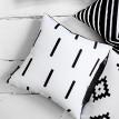 Подушка "Черные линии", 30х30 см