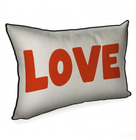 Подушка Love red letters, 45х32 см