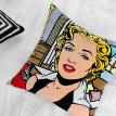 Подушка Marilyn Monroe pop art, 45х45 см