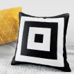 Подушка "Квадрат у квадраті", 45х45 см