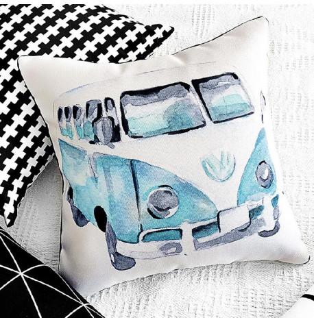 Подушка "Volkswagen хіпімобіль", 45х45 см