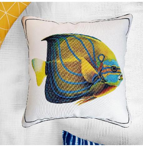 Подушка "Риба жовта", 45х45 см