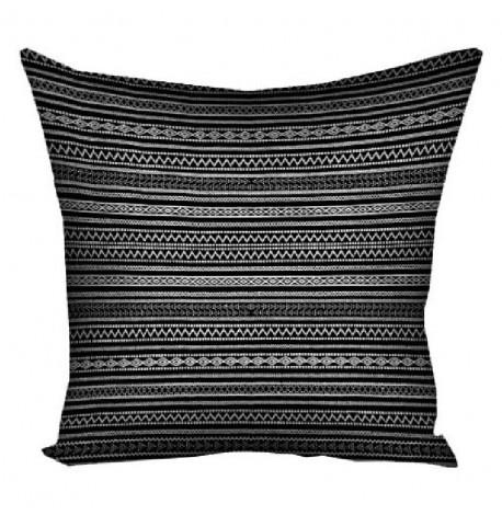 Подушка "Черно-белый линейный орнамент", 40х40 см